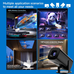 P30 Ultra Portable LED Gaming Projector 150 ANSI Lumens Android 11 WiFi Bluetooth-Compatible Game Projector