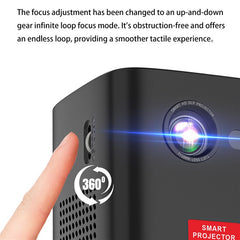 C1000 Upgraded DLP Mini Projector Home Outdoor Portable HD Projection Device (CE Certified)