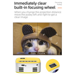 T20 Mini LED Projector 1080P High Definition Portable Home Theater Media Player