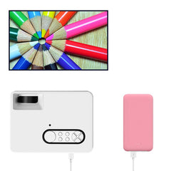 S361 / H90 Portable Mini Projector LED Home Projector Universal Compatibility for Travel / Camping / Bedroom