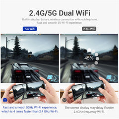 HOTACK D048A Screen-Mirroring Full HD Projector Portable Android 7.1.2 854*480 0.2'' DMD 1.35:1 Throw Ratio Home Smart Projector