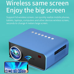 T4 Portable Mini Projector WiFi Mobile Phone Screen Mirroring Home Theater LED Video Projector