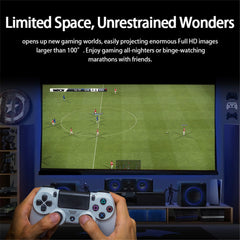 AUN A002 Portable Home Theater Projector Android 9.0 HD Video Screen Mirroring WiFi Bluetooth-compatible LED Projector