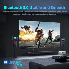 L012AH Remote Electric Focus Bluetooth-compatible Portable 110 ANSI Home Theater Projector (CE)