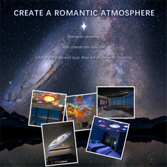 LED Star Projector Galaxy Night Light Rotating Nebula Projector Lamp Living Room Decor