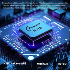 L012AQ 4K Projector with WiFi 6 Bluetooth-compatible 5.2 Android 11 WIFI 6 720P 1+8G Smart Home Projector