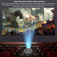 E60 Home Theater Mini USB Movie Projector with Wired Screen Mirroring for Smartphones