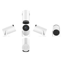 HY300-RK3566 Portable Mini Projector WiFi Bluetooth-compatible HD Video Home Theater LED Projector