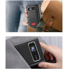 C900 Android 9.0 WiFi Mini DLP Projector 960x540P High Definition Pocket Home Theater