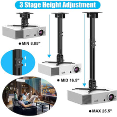 Projector Mount Bracket Ceiling Mount for Home Projector