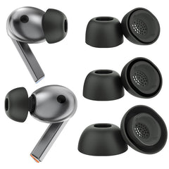 AHASTYLE WG173 For Samsung Galaxy Buds3 Pro Replacement Eartips 3 Pairs L  /  M  /  S Silicone Bluetooth-compatible Earbuds Tips - TechGearPal