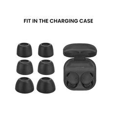 AHASTYLE WG36 3 Pairs Eartips For Samsung Galaxy Buds Pro Silicone Ear Caps Cushion Replacement, Size: S + M + L - TechGearPal