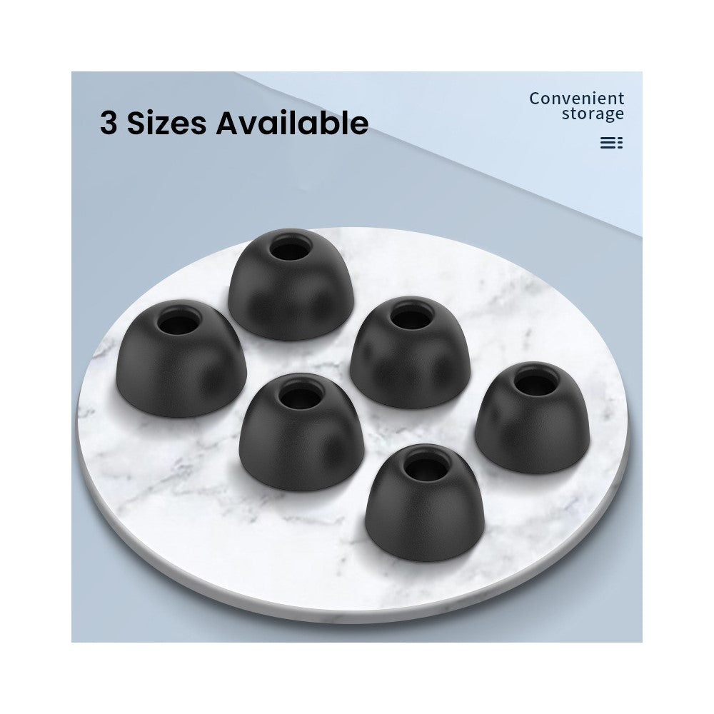 AHASTYLE WG36 3 Pairs Eartips For Samsung Galaxy Buds Pro Silicone Ear Caps Cushion Replacement, Size: S + M + L - TechGearPal