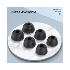 AHASTYLE WG36 3 Pairs Eartips For Samsung Galaxy Buds Pro Silicone Ear Caps Cushion Replacement, Size: S + M + L - TechGearPal
