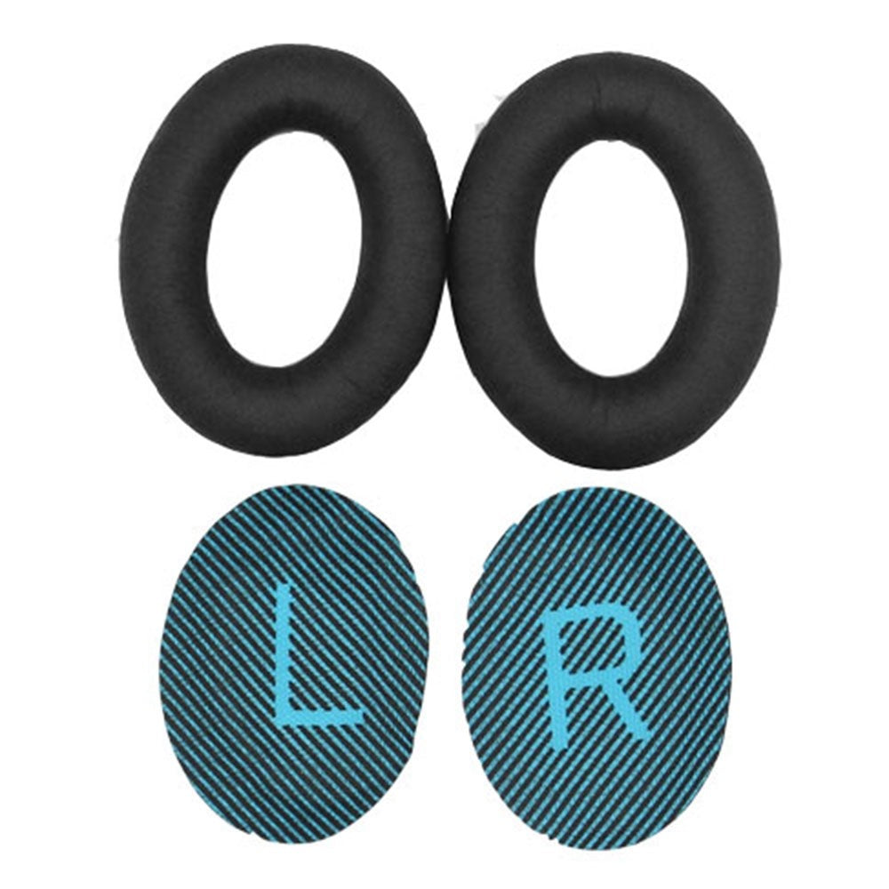 JZF-236 For Bose QC25/QC15/QC35 Ear Pads Foam Protein Leather Ear Cushions 1Pair Replacement Headset Ear Cups - TechGearPal
