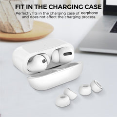 AHASTYLE WG86 3 Pairs for Apple AirPods Pro 2 / AirPods Pro Silicone Caps Earbuds Ear Tips In-Ear Earphone Covers Replacement, Size: S+M+L - TechGearPal