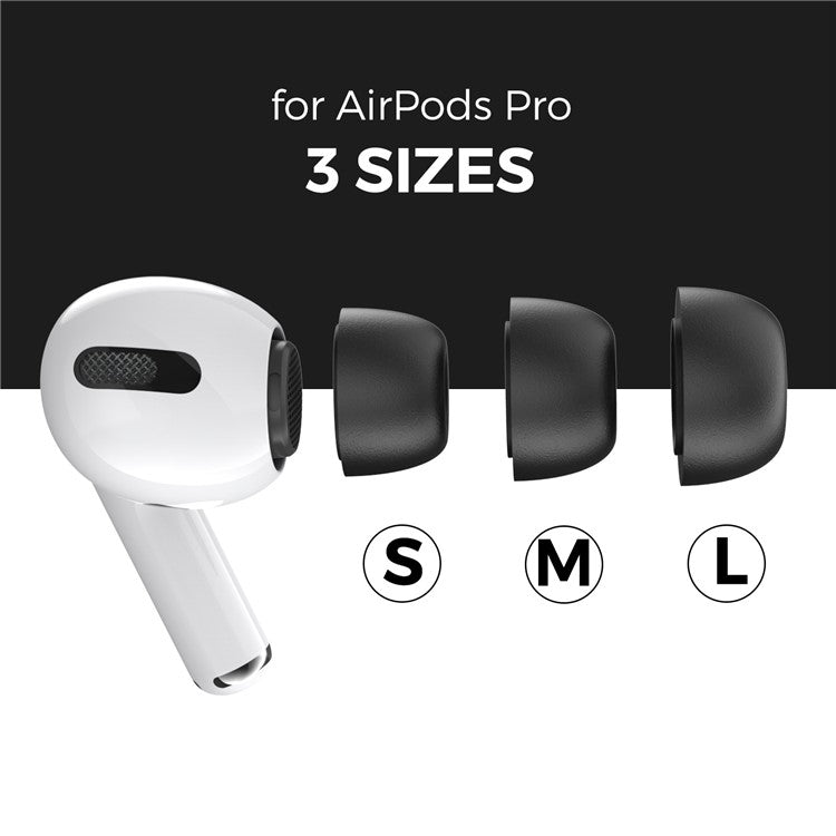 AHASTYLE WG28 3 Pairs S / M / L Size Earbuds Covers for Apple AirPods Pro / AirPods Pro 2 Replacement Memory Foam In-ear Earphone Eartips - TechGearPal