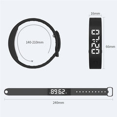 W5SV Smart Bracelet with Vibrating Alarm, Sleep Monitoring Digital Display Electric Watch - TechGearPal
