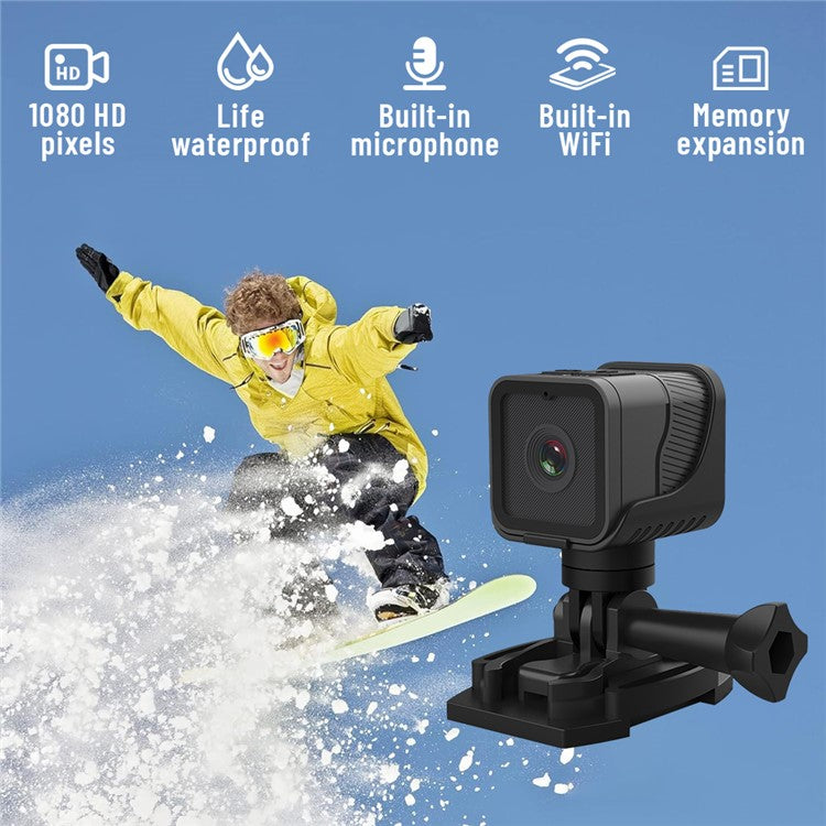 Z03 1080P HD Waterproof Outdoor Sports Cycling Camera WiFi Video Recorder Camera - TechGearPal