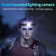 D7 Outdoor Portable HD Headlamp Camera 1080P Video Recording Smart Sensor LED Light with 32GB Card - TechGearPal