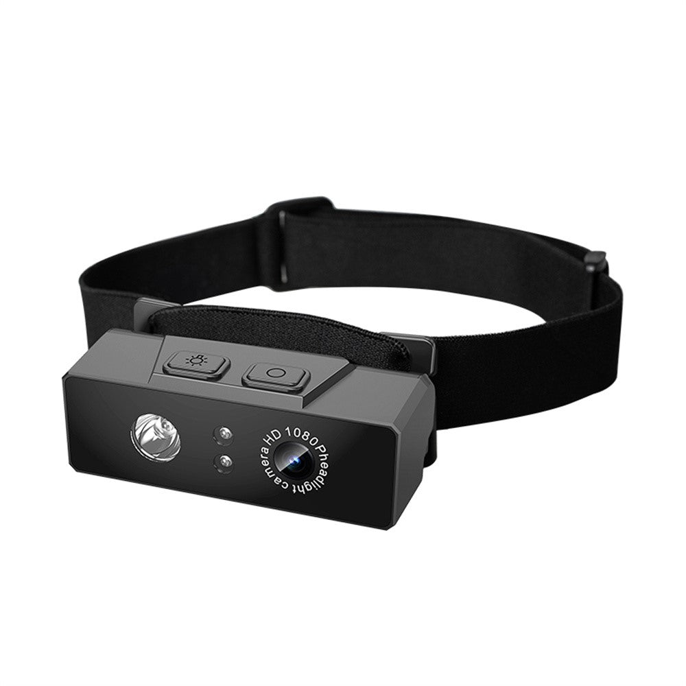 D9 Hands Free HD Headlamp Camera Outdoor Sports 1080P Video Recording Smart Sensor LED Light - TechGearPal