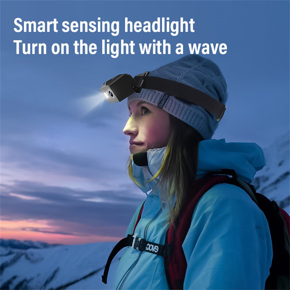 D9 Hands Free HD Headlamp Camera Outdoor Sports 1080P Video Recording Smart Sensor LED Light - TechGearPal