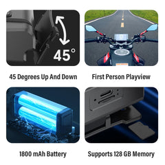 D9 Hands Free HD Headlamp Camera Outdoor Sports 1080P Video Recording Smart Sensor LED Light with 32GB Card - TechGearPal