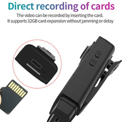 A18 Back Clip Camera HD 1080P Video IR Night Vision Motion Detection Camera Outdoor Sports Lavalier Camera - TechGearPal