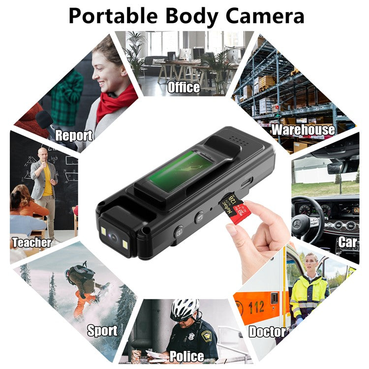 L12 HD Night Vision Portable WiFi Camcorder Mini 1080P Action Camera - TechGearPal