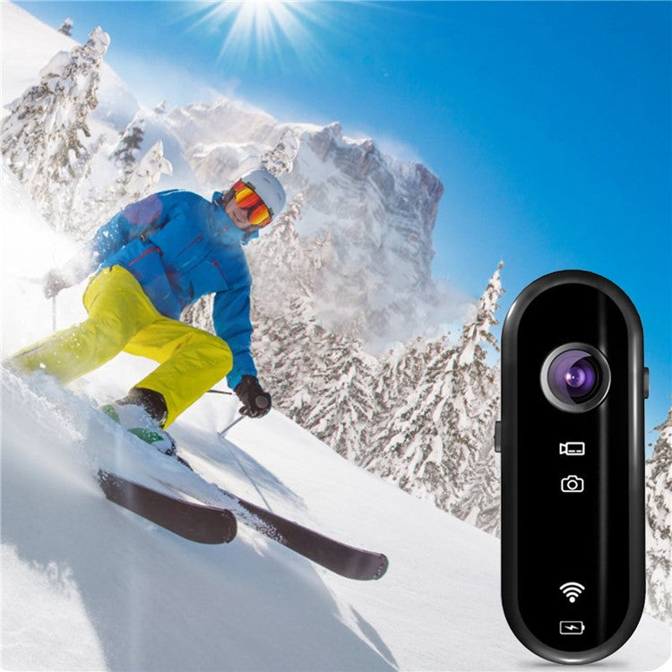 C3 Pro Thumb Action Camera 1080P HD Small Body Camera with Car Holder Car Charger for POV Vlogging Recording - TechGearPal