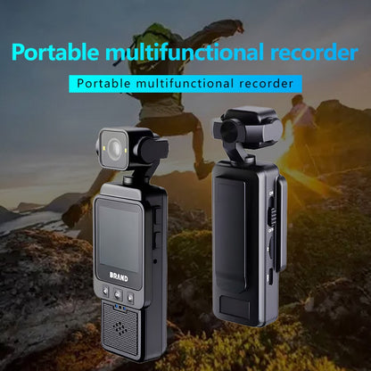 DV01 1.6 Inch 1080P HD Action Camera Loop Recording Outdoor Vlog Shooting WiFi Camcorder Built In Fill Light - TechGearPal