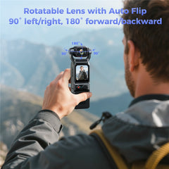 L18 1.69 Inch Touch Screen 4K Wireless Action Camera Gyroscope Stabilization Pocket Camera for Outdoor Recording