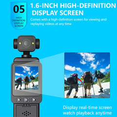 DV01 1080P Pocket Action Camera High Definition Anti Shake WiFi Sports Camera, with 32GB TF Card