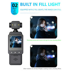 DV01 1080P Pocket Action Camera High Definition Anti Shake WiFi Sports Camera, with 32GB TF Card