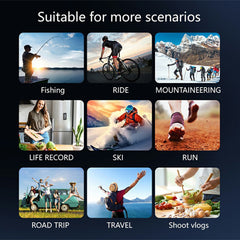 DV01 1080P Pocket Action Camera High Definition Anti Shake WiFi Sports Camera, with 32GB TF Card