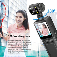 M12 4K Outdoor Sports Camera Night Vision Anti Shake WiFi Pocket Action Cam, with 32GB TF Card