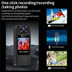 M11-A 4K Outdoor Sports Camera Night Vision Portable WiFi Pocket Action Cam with Rotating Lens, with 32GB Card