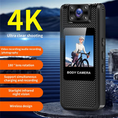 M11-A 4K Outdoor Sports Camera Night Vision Portable WiFi Pocket Action Cam with Rotating Lens, with 32GB Card