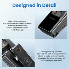 L17 1.69 Inch 4K Wireless Action Camera EIS Anti Shake Touch Screen Sports Camcorder with 64GB Card + Card Reader