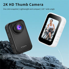 D200 1080P Action Camera Thumb-Sized Sports Cam Portable Pocket Camera for Cycling / Travel / Outdoor Activities