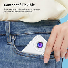 D200 1080P Action Camera with 32G TF Card Thumb-Sized Portable Pocket Camera for Cycling / Sports / Travel