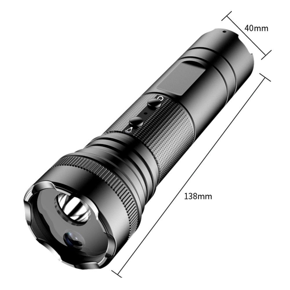 H66B 4K Ultra HD Bike Helmet Camera Waterproof Video Flashlight Camcorder with 120-degree Wide Angle - TechGearPal