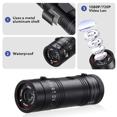 H42A 1080P HD Sports Action Camera Bicycle Motorbike Helmet Camera DV Camcorder for Outdoor Activities - TechGearPal
