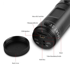 H42A 1080P HD Sports Action Camera Bicycle Motorbike Helmet Camera DV Camcorder for Outdoor Activities - TechGearPal