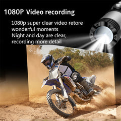 H68A Bike Motorcycle Helmet Camera HD 1080P WiFi Flashlight Camera Waterproof Sports DV Camera - TechGearPal