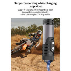 H68A Bike Motorcycle Helmet Camera HD 1080P WiFi Flashlight Camera Waterproof Sports DV Camera - TechGearPal