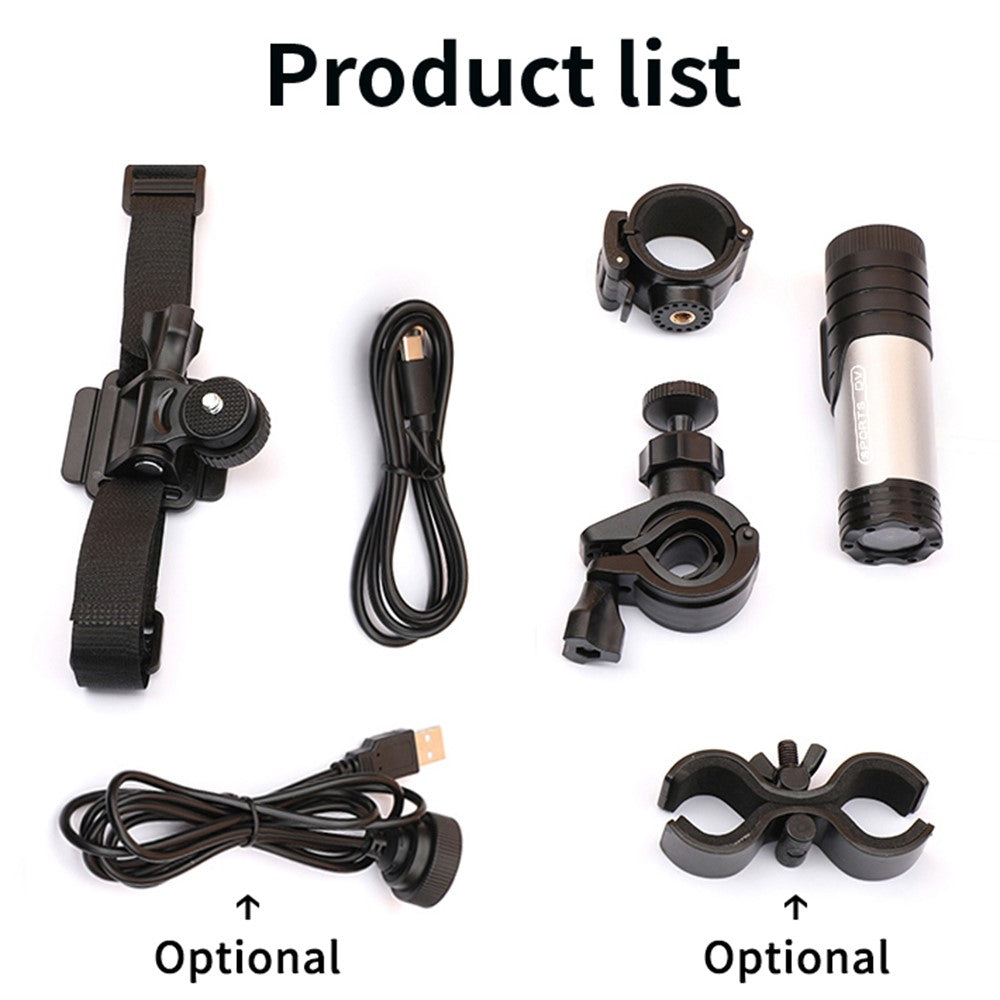 H68A Bike Motorcycle Helmet Camera HD 1080P WiFi Flashlight Camera Waterproof Sports DV Camera - TechGearPal