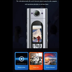 LK2313 Outdoor Sports Cycling WIFI Camera 180 Degree Rotatable Lens IP65 Waterproof HD Action Camera with Back Clip - TechGearPal