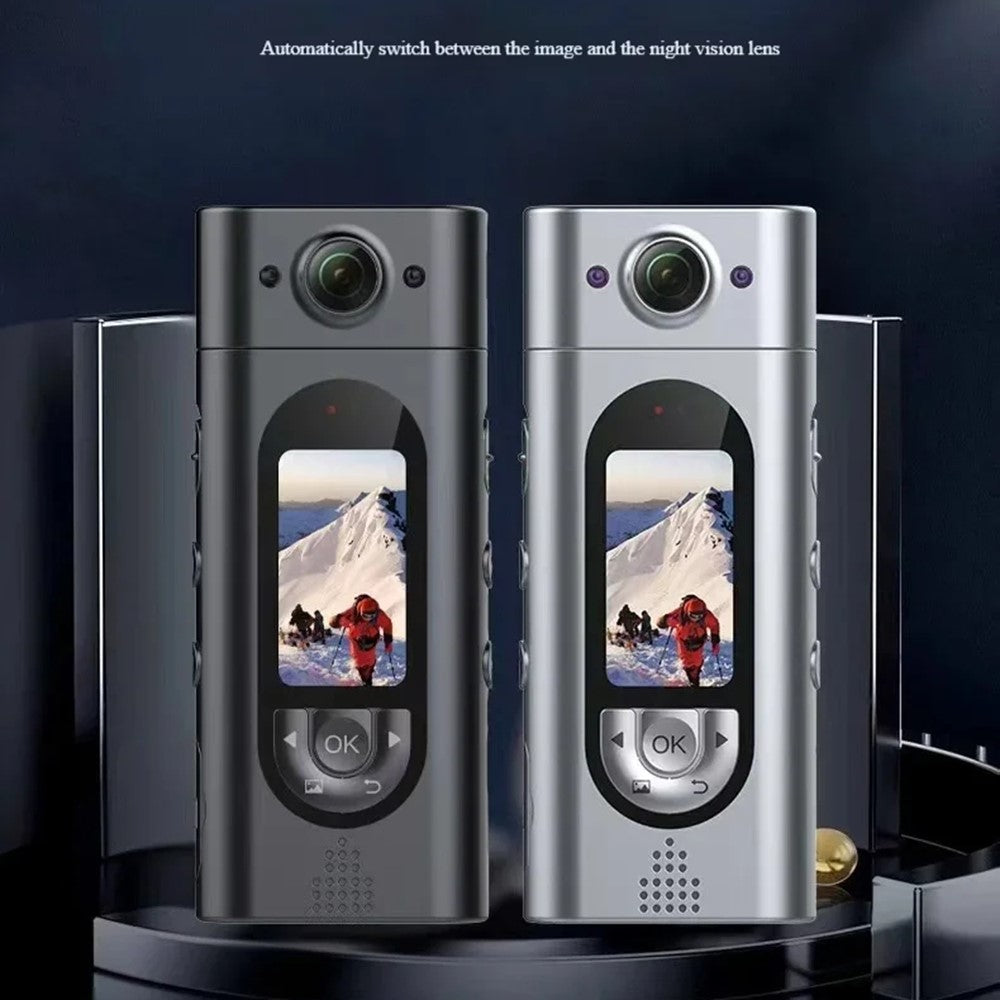 LK2313 Outdoor Sports Cycling WIFI Camera 180 Degree Rotatable Lens IP65 Waterproof HD Action Camera with Back Clip - TechGearPal