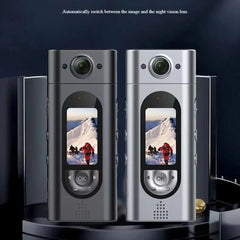 LK2313 Outdoor Sports Cycling WIFI Camera 180 Degree Rotatable Lens IP65 Waterproof HD Action Camera with Back Clip - TechGearPal